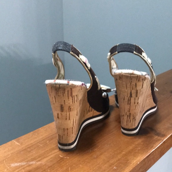 Coach peep toe wedges - Picture 3 of 6